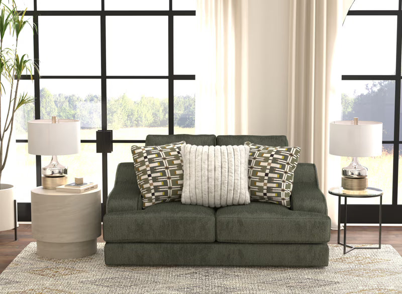 2157 Olympus Living Room Collection in Green - Jackson
