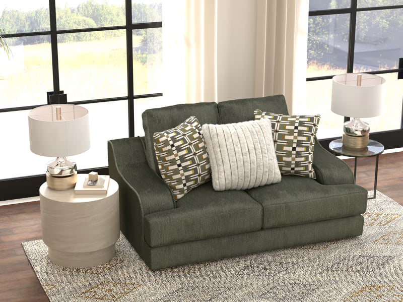 2157 Olympus Living Room Collection in Green - Jackson