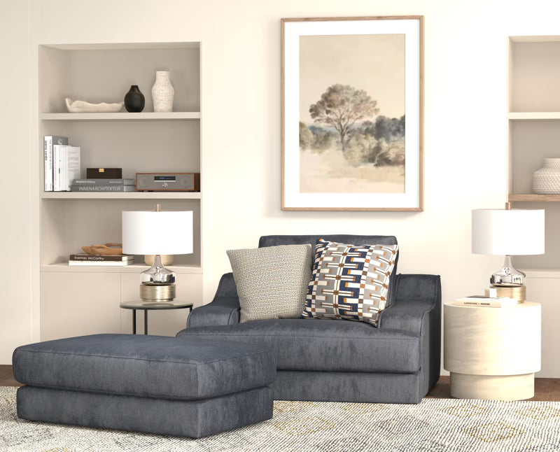 2157 Olympus Living Room Collection in Blue - Jackson