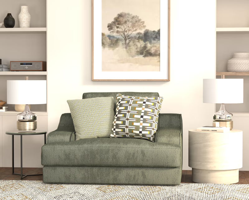 2157 Olympus Living Room Collection in Green - Jackson