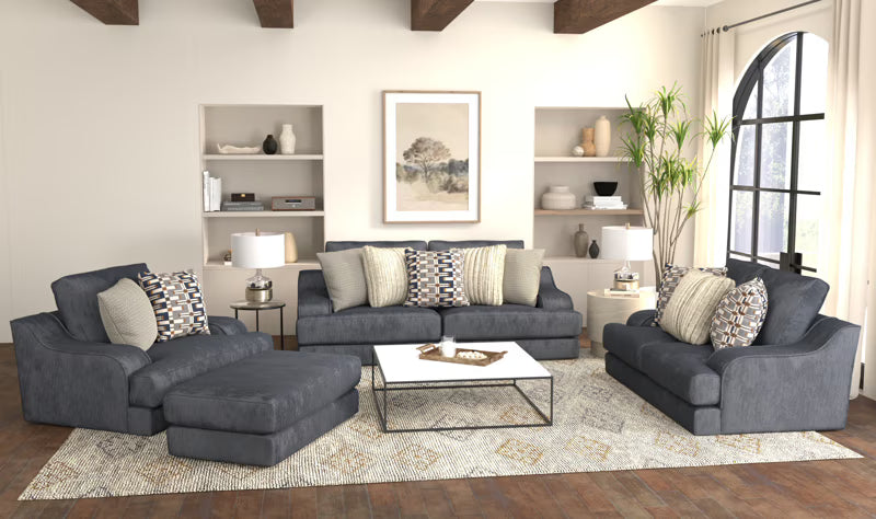 2157 Olympus Living Room Collection in Blue - Jackson