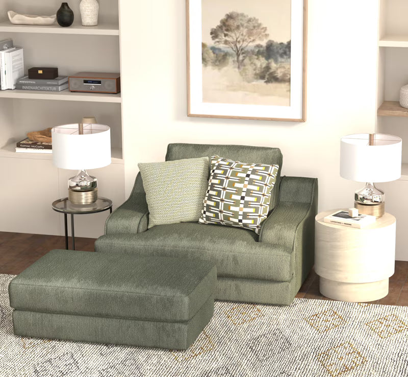 2157 Olympus Living Room Collection in Green - Jackson