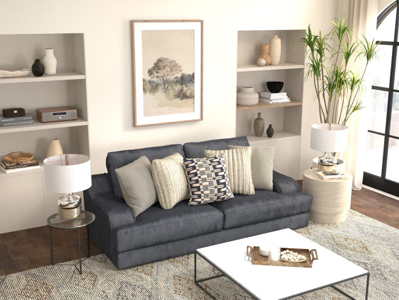 2157 Olympus Living Room Collection in Blue - Jackson