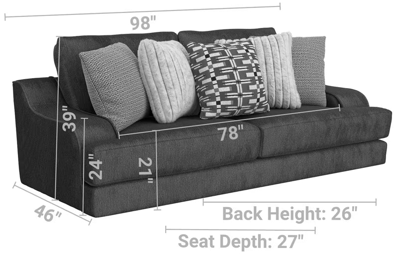 2157 Olympus Living Room Collection in Blue - Jackson