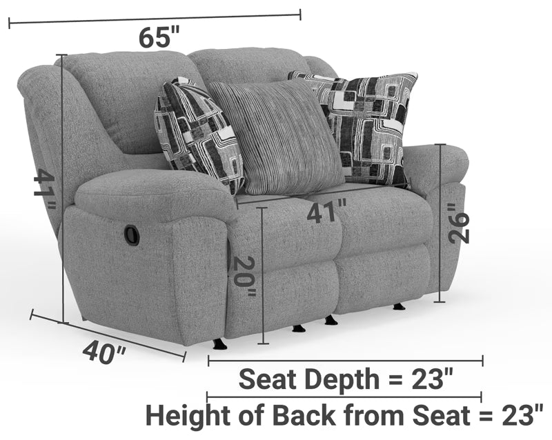 165 Trifecta Living Room Collection in Smoke - Catnapper