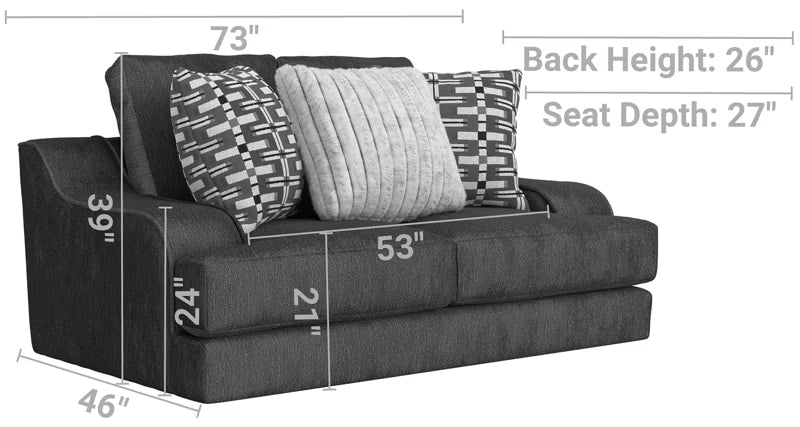 2157 Olympus Living Room Collection in Blue - Jackson