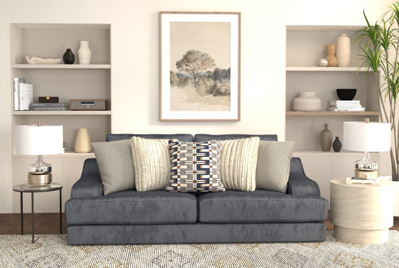 2157 Olympus Living Room Collection in Blue - Jackson