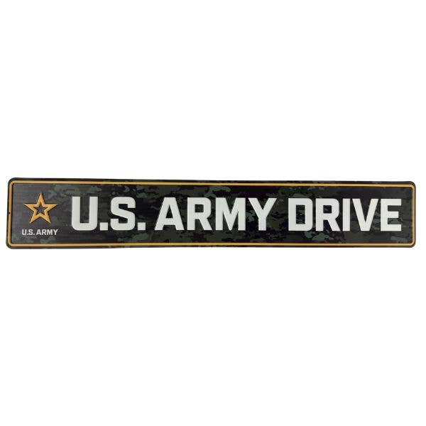 Metal Street Signs - #45032 - US ARMY Drive - 36"x6" -