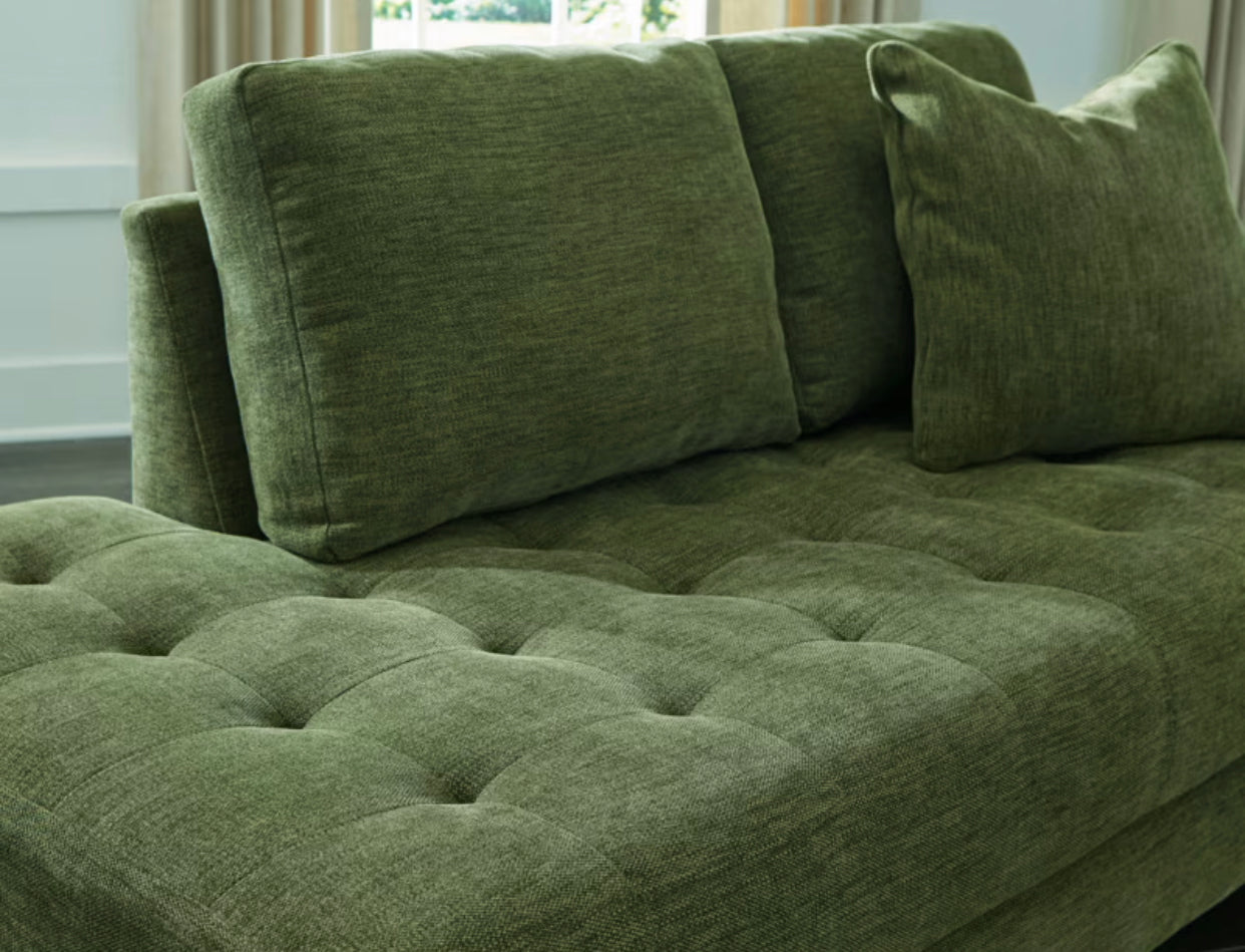 Bixler Living Room Collection in Olive - Ashley Furniture