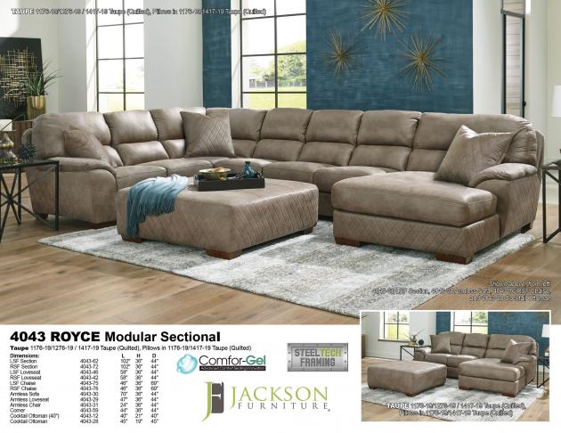 4043 Royce Modular Sectional - Jackson