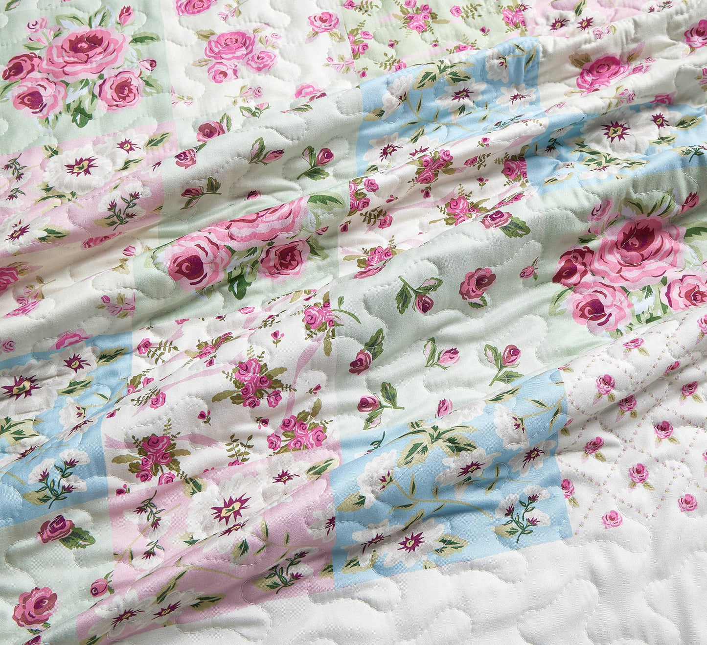 "Savannah" 3-Piece Designer Quilt Set: Queen