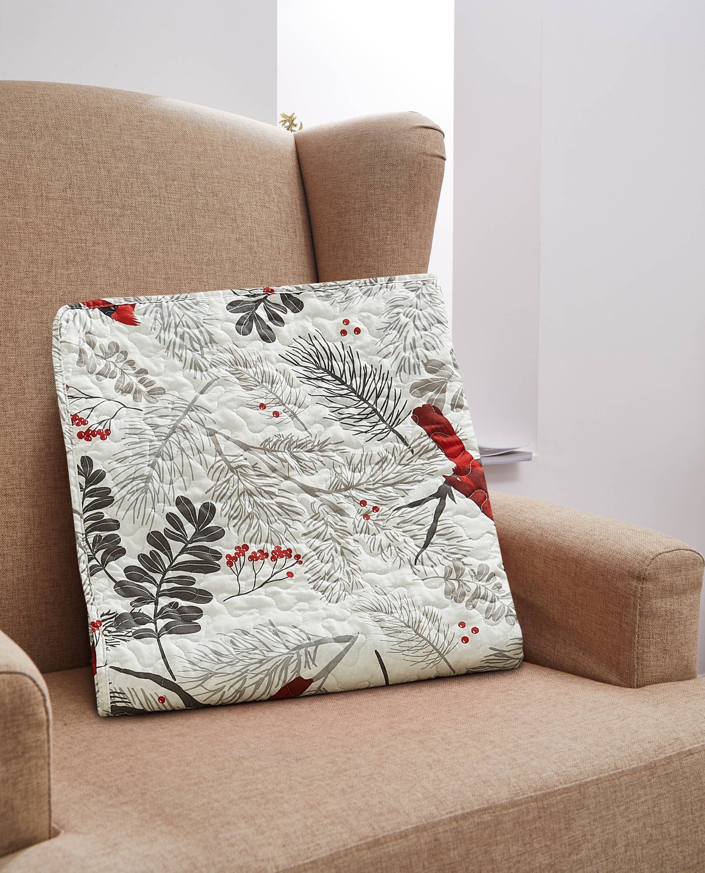 "Cardinals" Quilted Throw Blanket 50"x60"