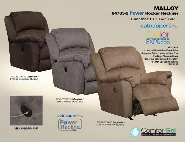 4785 Malloy PWR Recliner - Catnapper