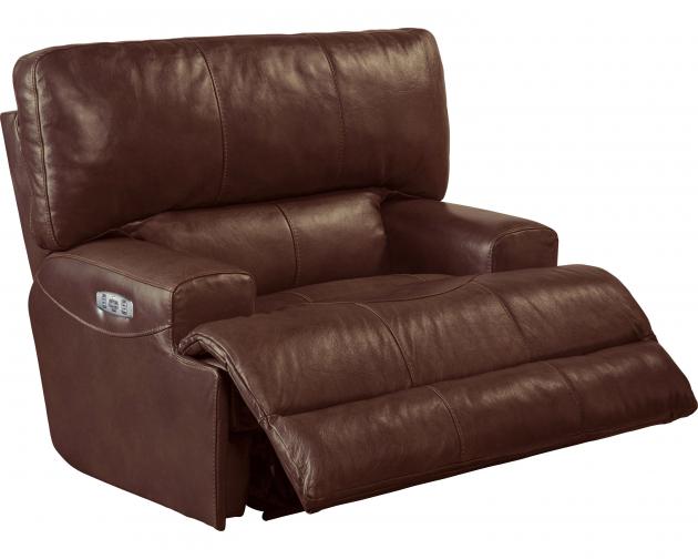 458 Wembley LEATHER Living Room Series in WALNUT - Catnapper