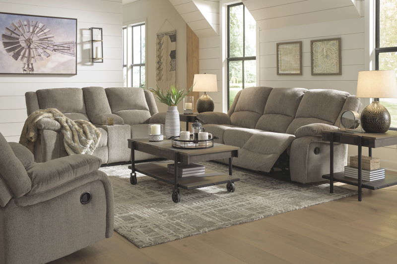 Draycoll Living Room Collection in Dark Gray - Ashley Furniture