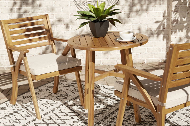 Vallerie 3pc Outdoor Dining Collection - Ashley Furniture