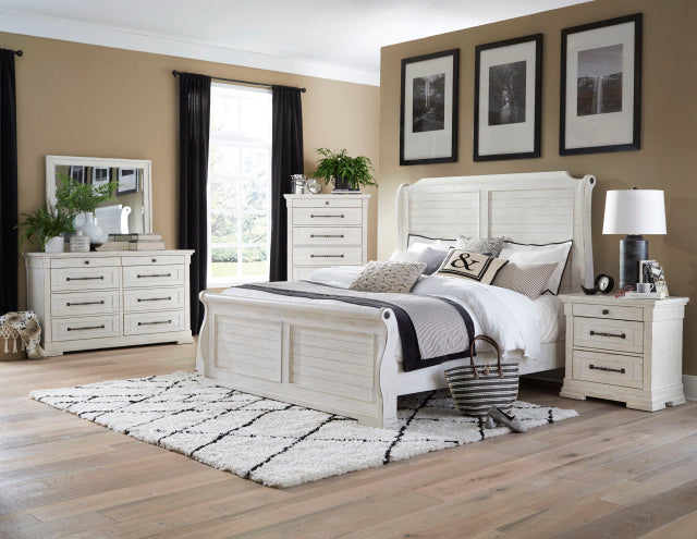 8047 Antique Wash Bedroom Group (5036869157002)
