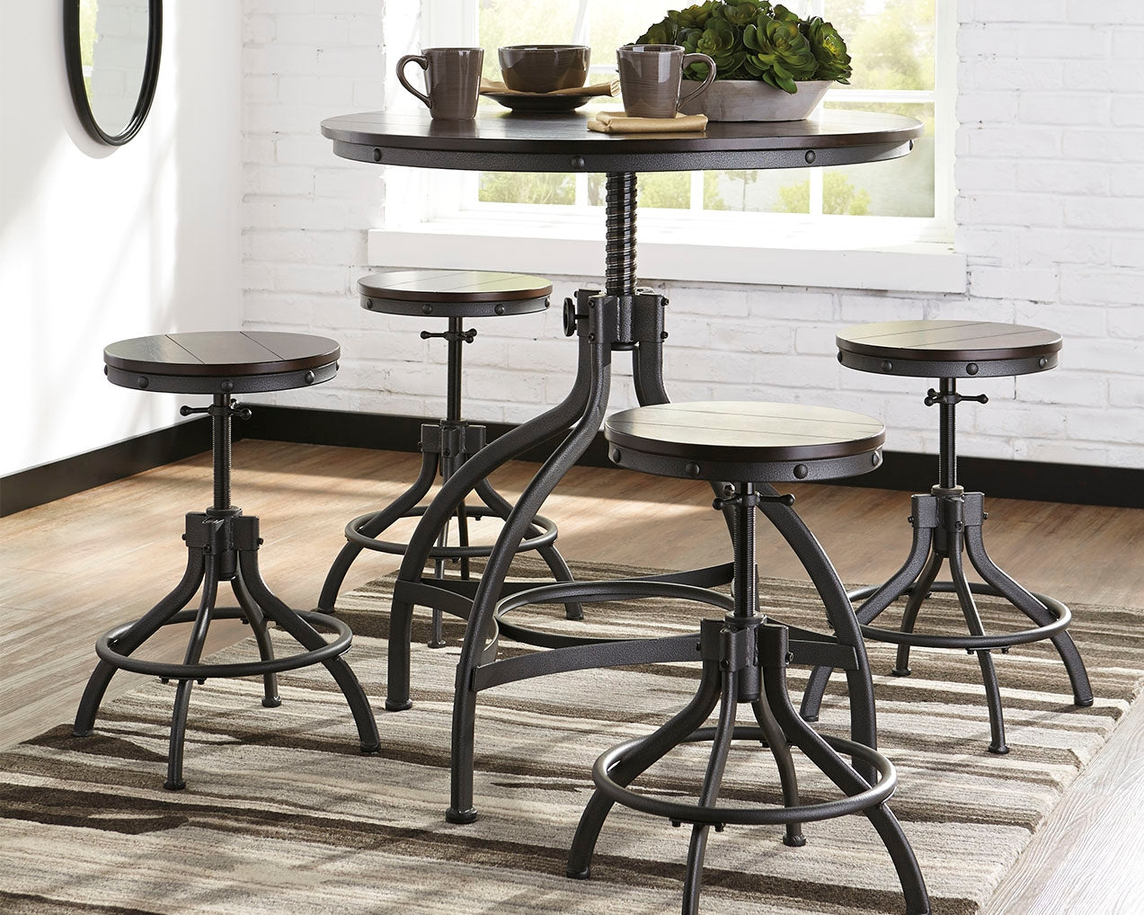Odium 5pc Dining Set - Ashley Furniture (5053454549130)