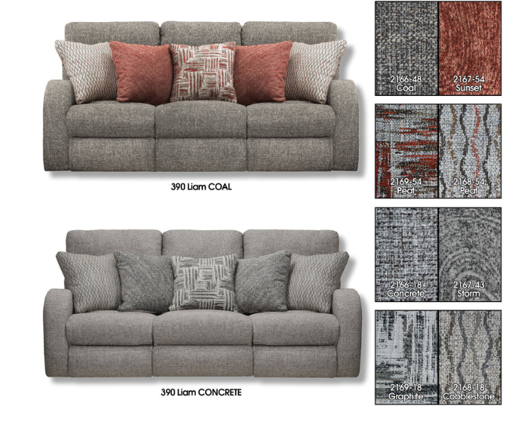 390 Liam PWR Reclining Living Room Collection - Catnapper