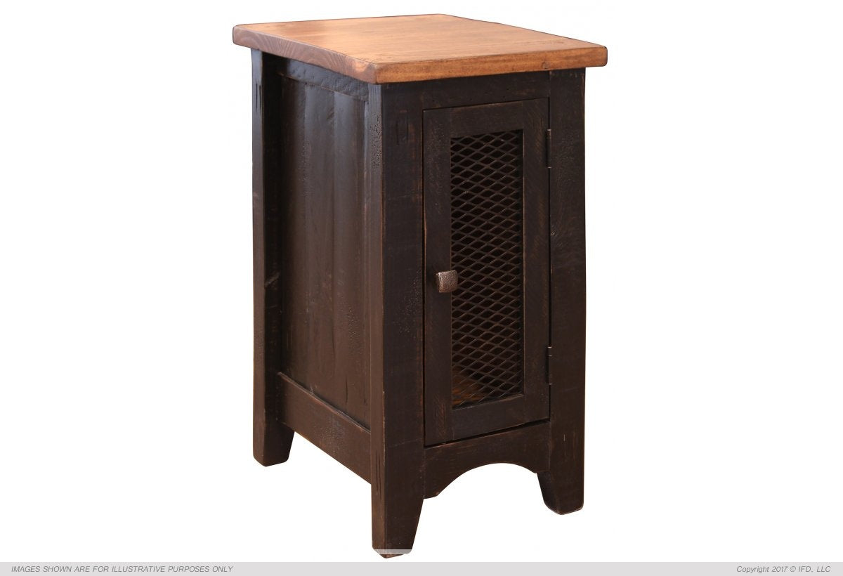 370 Pueblo Black Accent Tables - IFD