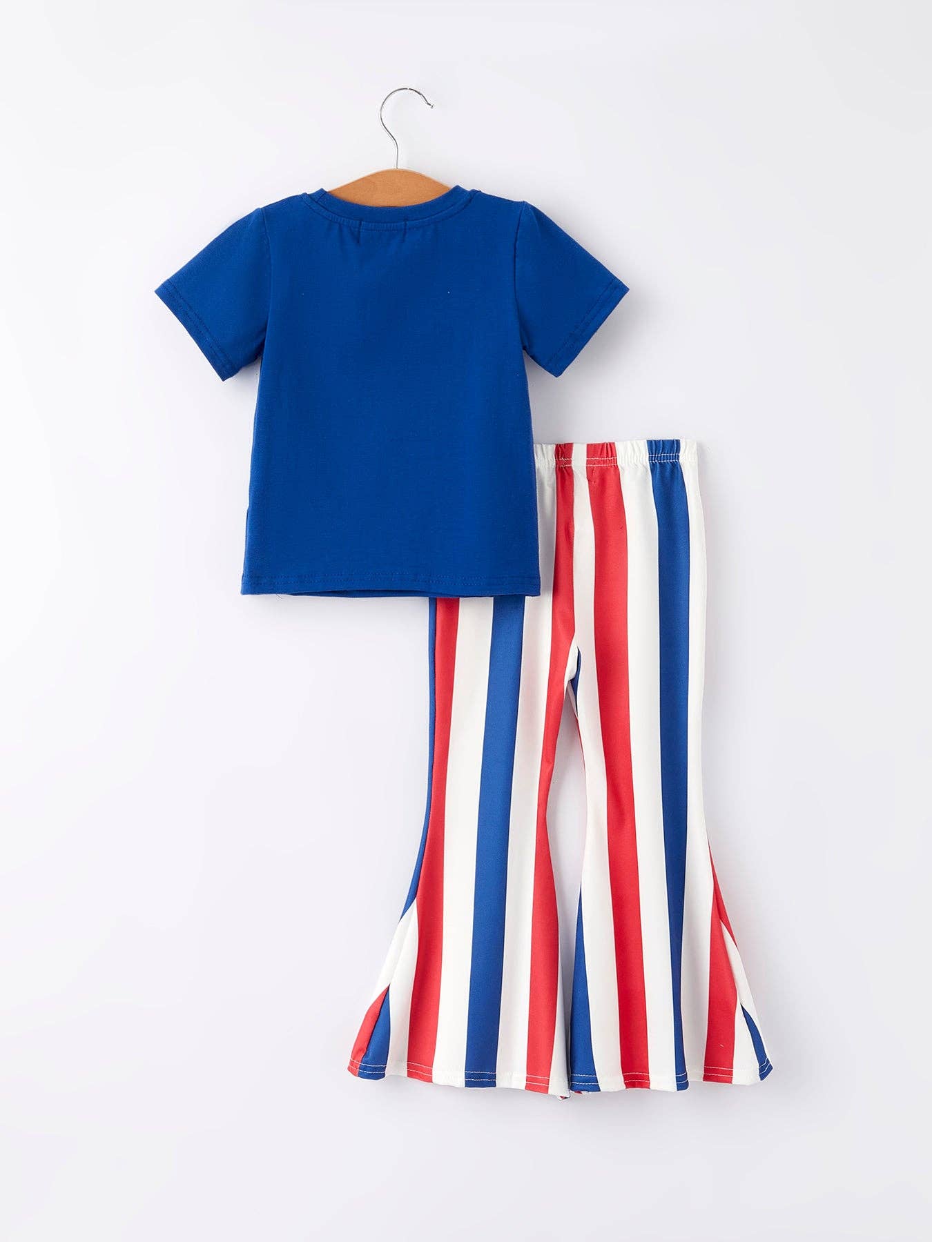 4th of july "MADE IN THE USA" Applique Girls Set: 5