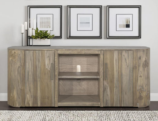 4321 Balam 80" TV Stand in White - IFD