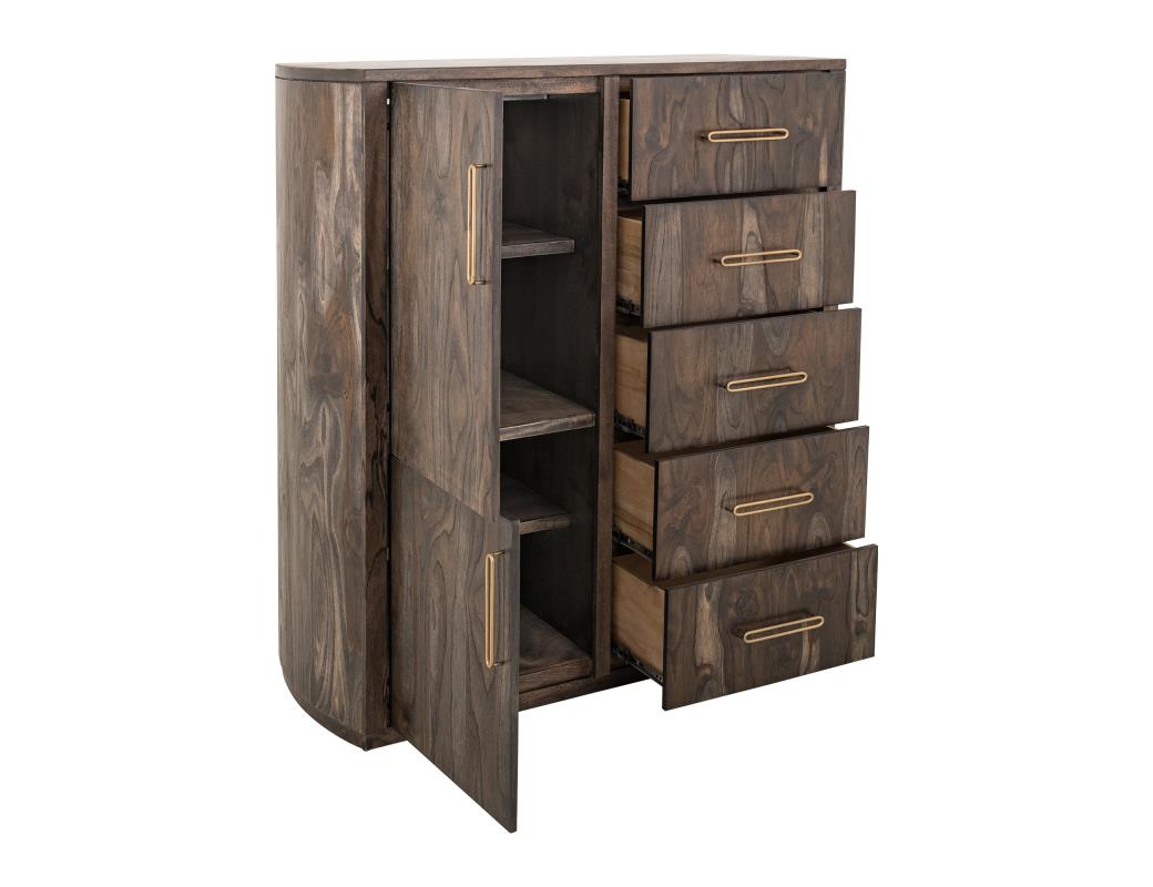 4421 Balam Bedroom Collection in Black - IFD