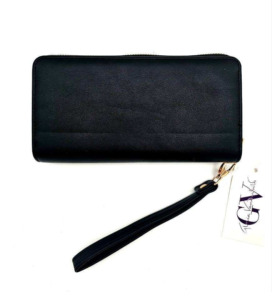 Gloria Vanderbilt | Croc-Embossed Zip-Around Wristlet Wallet