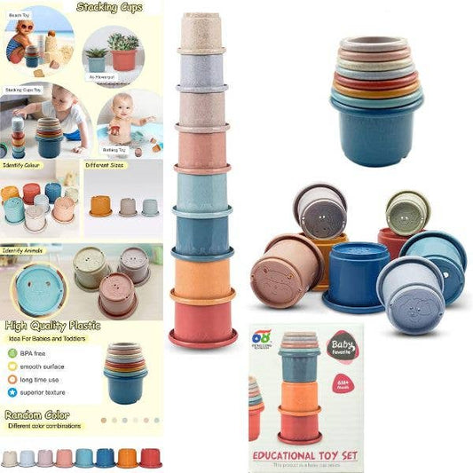 Educational STEM Set - The 8PC Stacking Cup - The Baby Cup