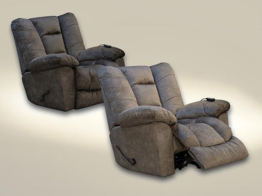 Manfred Rocker Recliner Buckskin w/Heat Massage - Catnapper