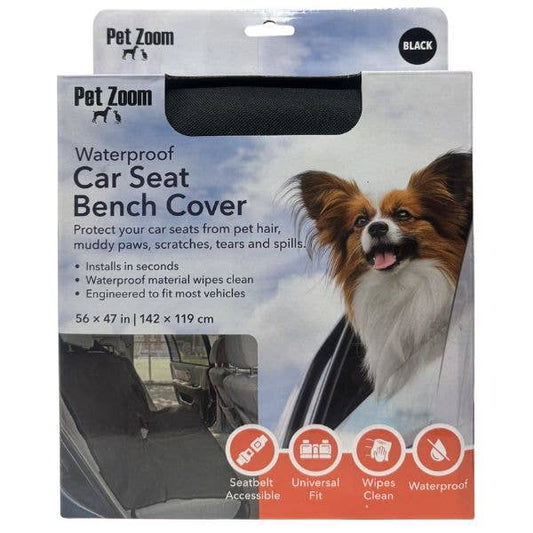 Pet Zoom - #70637 - Waterproof Car Seat Bench Cover -56"x47"