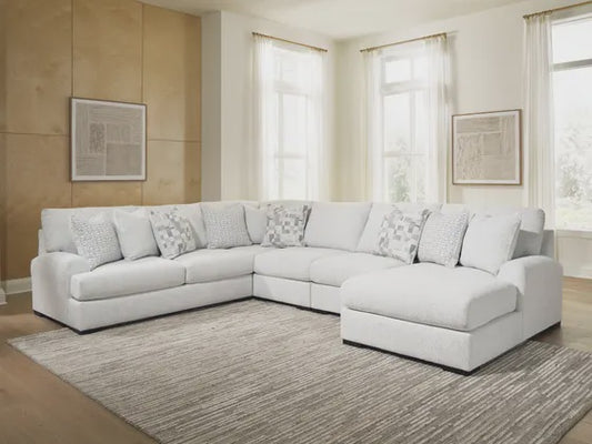 Misty Lakes 5-Piece Sectional with Chaise - ASHLEY