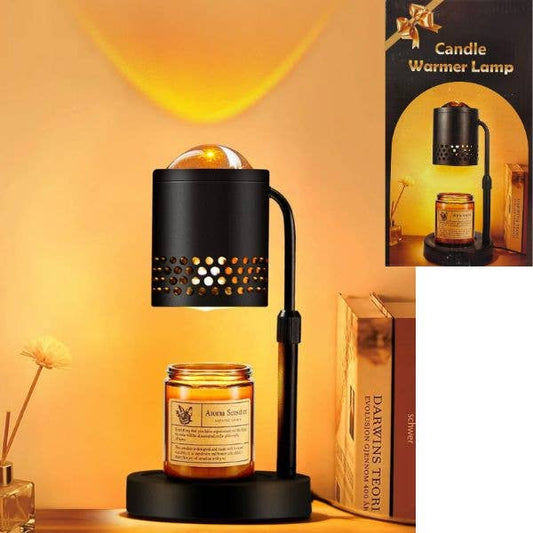 The Modern Series - #Black - Candle Warmer Lamp - Bulb