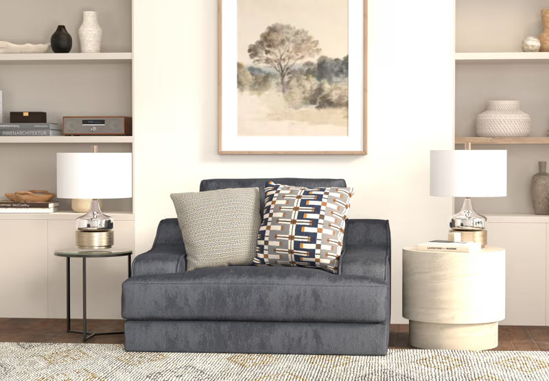 2157 Olympus Living Room Collection in Blue - Jackson