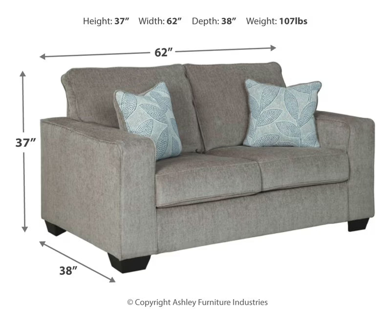 Altari Living Room Collection in Alloy - Ashley Furniture