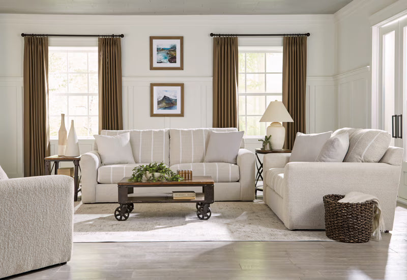 2288 Lindsey Living Room Collection in Cotton - Jackson