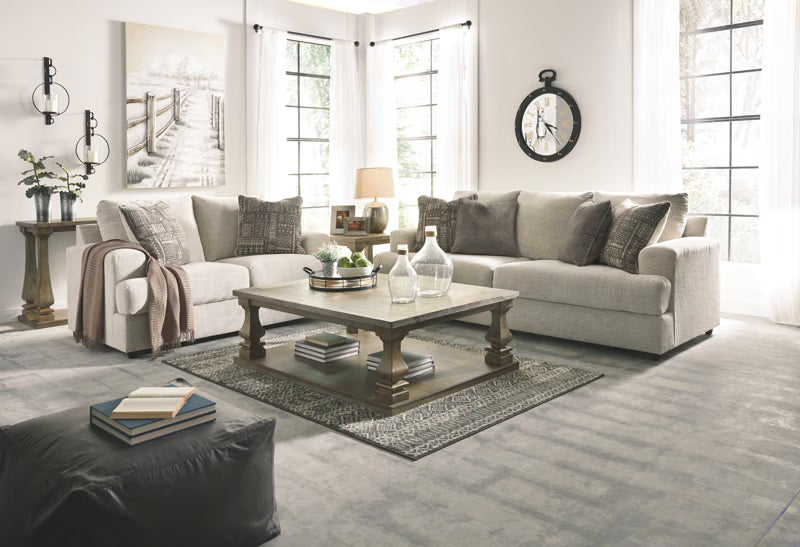 Soletren Living Room Collection in Stone - Ashley Furniture