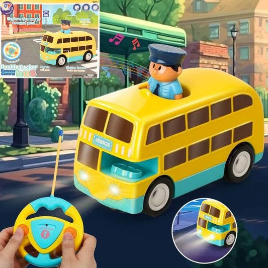 Toy Life - #SM444464 - Double Decker Bus - With Remote