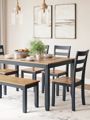 Gesthaven Dining Collection in Blue - Ashely Funriture