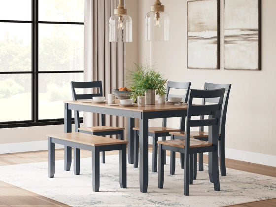 Gesthaven Dining Collection in Blue - Ashely Funriture