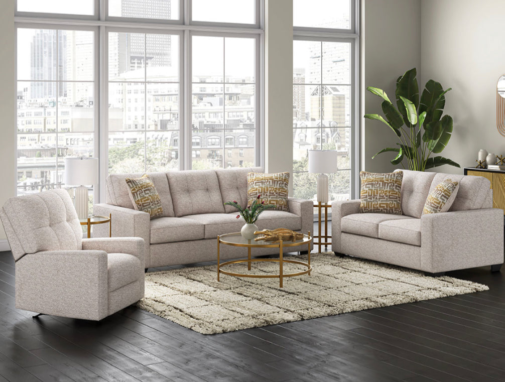 Larimer Living Room Collection in Stone - Ashley Furniture