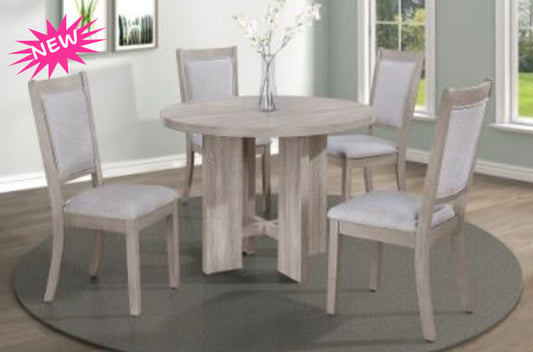 2215Dw 5pc Round Dining Collection - Adams Pierce