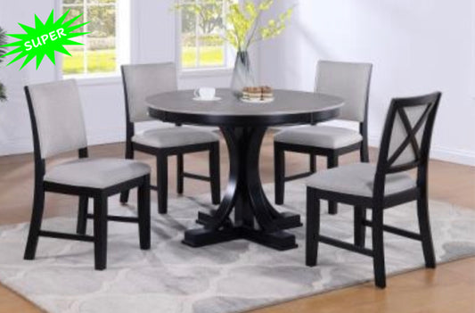 2219Lg 5pc Round Dining Collection - Adams Pierce