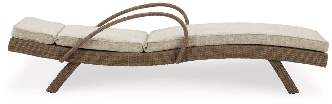 Beachcroft Outdoor Chaise Lounge with Cushion - Ashley Furniture