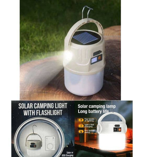 Solor Mulit-Use Camping Light - #32131 - Solar Or CType