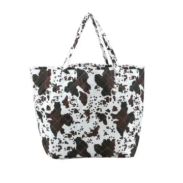 "Chestnut Rodeo" Designer Quilted Tote Bag