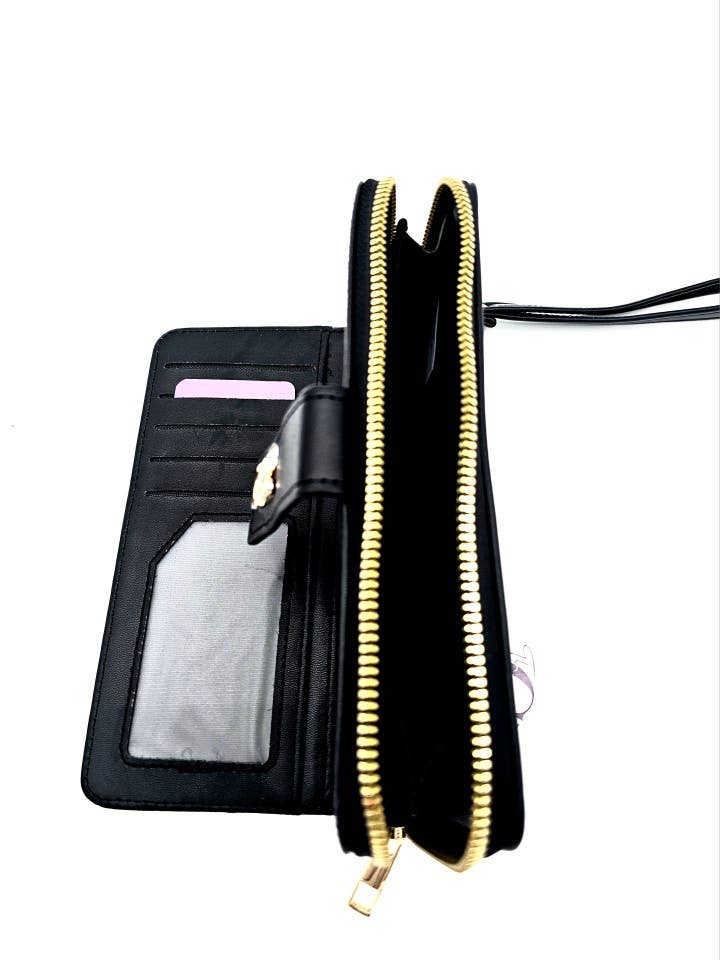 Gloria Vanderbilt | Croc-Embossed Zip-Around Wristlet Wallet