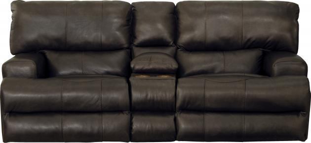458 Wembley LEATHER Living Room Series in CHOCOLATE - Catnapper