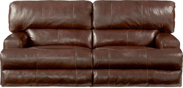 458 Wembley LEATHER Living Room Series in WALNUT - Catnapper