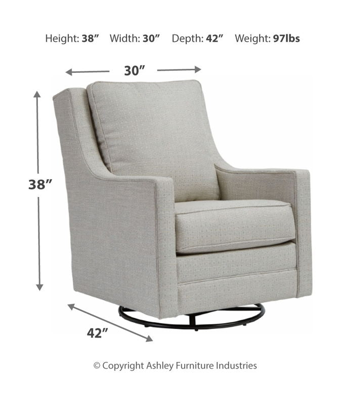 Searcy swivel discount glider accent chair